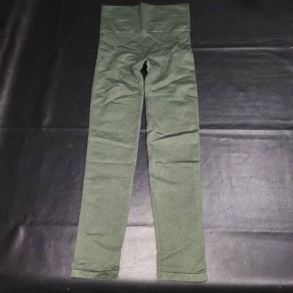 Blanqi Womens Forest Night Green‎ Hipster Support Leggings Small - Picture 2 of 4